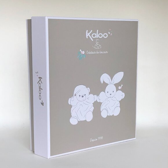 Kaloo Brand New Ocean Blue Rabbit Doudou /Lovey/Security blanket for Baby 0+ - Picture 5 of 9